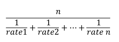 harmonic mean